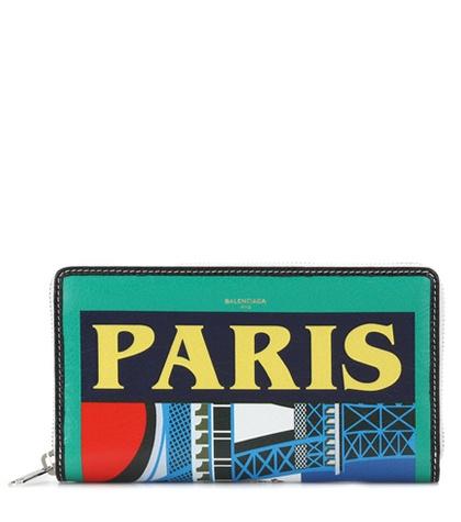 Balenciaga Printed Leather Wallet