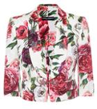 Dolce & Gabbana Floral-printed Jacquard Blazer