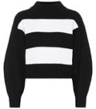 Tibi Merino Wool Striped Sweater