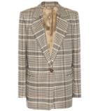 Valentino Garavani Checked Wool-blend Blazer
