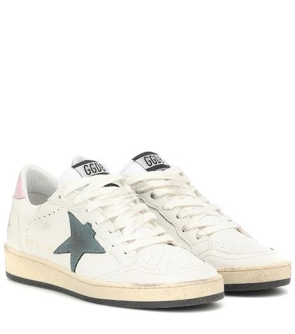 Golden Goose Ball Star Leather Sneakers