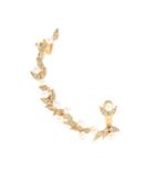 Joanna Laura Constantine Gold-plated Ear Cuff With Pearls And Swarovski Crystals