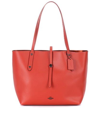 Coach Market Leather Shopper