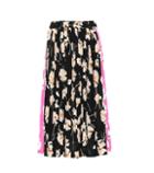 N21 Floral-printed Silk Skirt
