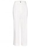Miu Miu Cropped Cotton Trousers