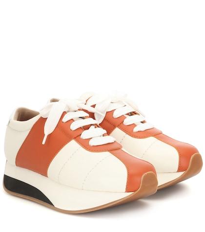 3x1 Big Foot Leather Sneakers