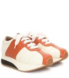 3x1 Big Foot Leather Sneakers