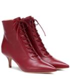 Gianvito Rossi Gillian 55 Leather Ankle Boots