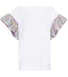 Emilio Pucci Cotton And Silk T-shirt