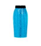 N21 Coated Lace Pencil Skirt