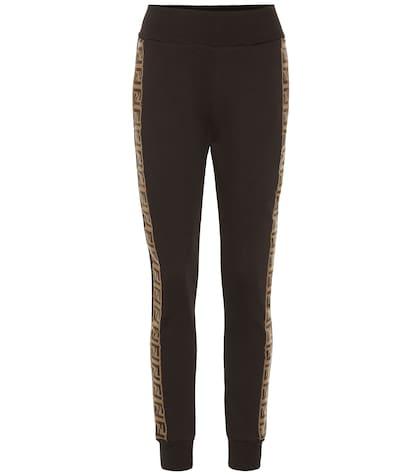 Fendi Cotton Jersey Trackpants