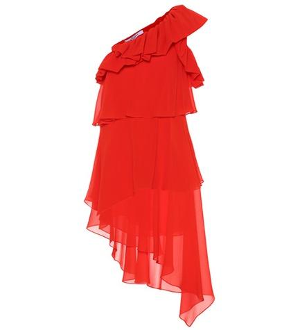 Givenchy Silk One-shoulder Dress