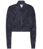 Rosie Assoulin Cropped Jacquard Bomber Jacket