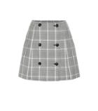 Gucci Checked Wool Miniskirt
