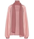 Yves Salomon - Army Tender Flow Cotton And Silk Top