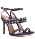 Bottega Veneta Fayelinn Stone Denim Sandals