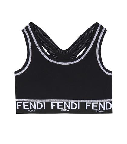Fendi Printed Crop Top