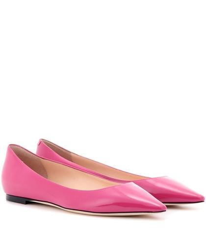 Isabel Marant, Toile Romy Patent Leather Ballerinas