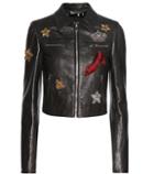 Dolce & Gabbana Embellished Leather Jacket