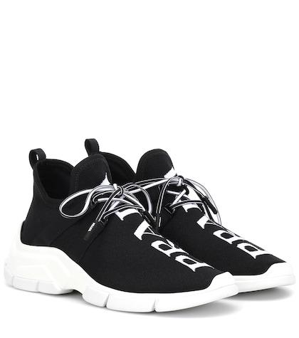 Prada Stretch-knit Sneakers