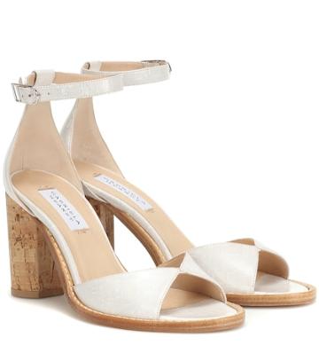 Gabriela Hearst Adi Leather And Cork Sandals