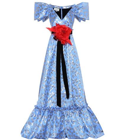 Gucci Floral Jacquard Gown