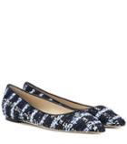 Jimmy Choo Exclusive To Mytheresa – Romy Tweed Ballet Flats