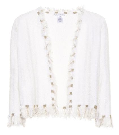 Oscar De La Renta Cotton And Wool-blend Tweed Jacket
