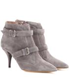 Dolce & Gabbana Fitz 75 Suede Ankle Boots