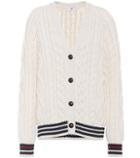 Miu Miu Cable Knit Wool Cardigan