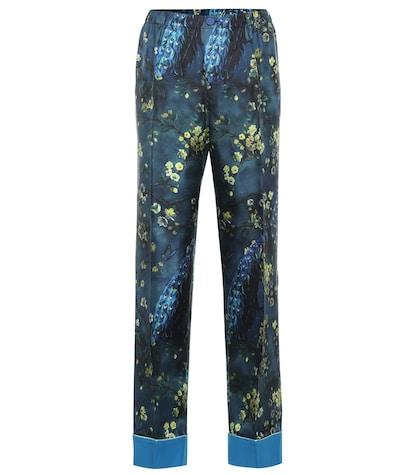 Chlo Etere Silk Pajama Pants