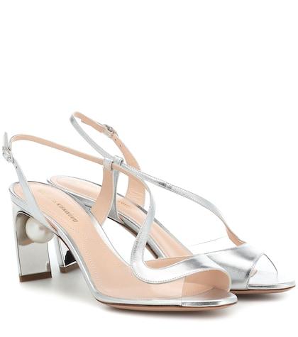 Nicholas Kirkwood Maeva Pearl 70mm Leather Sandals