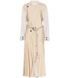 Chlo Flou Silk-blend Twill Coat