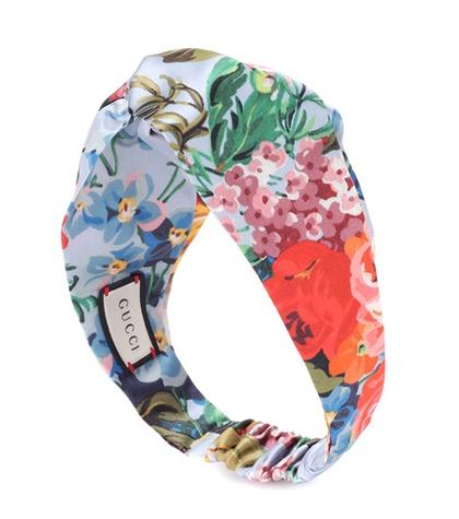 Gucci Printed Silk Headband