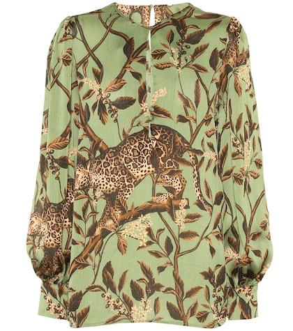Johanna Ortiz Gifts Of Nature Printed Blouse