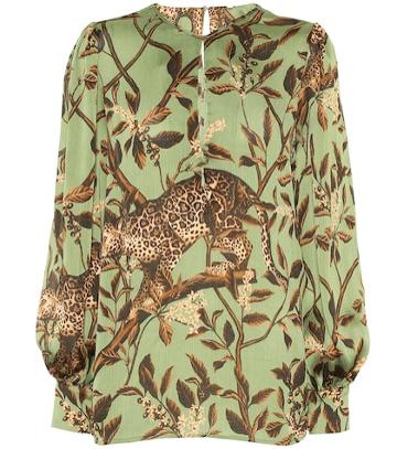 Johanna Ortiz Gifts Of Nature Printed Blouse