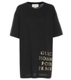 Gucci Sequined Cotton Jersey T-shirt