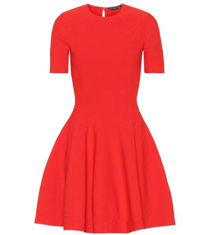 Alexander Mcqueen Fit And Flare Minidress