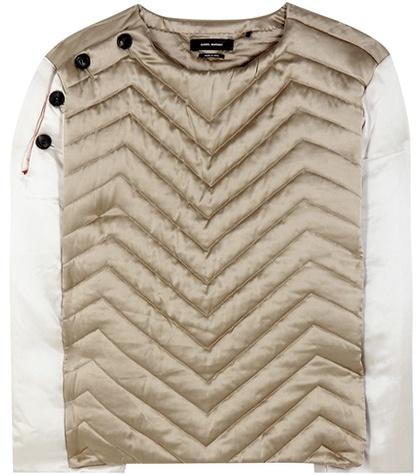 Burberry Hilo Padded Silk Top