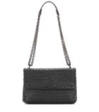 Loewe Olimpia Small Intrecciato Leather Shoulder Bag