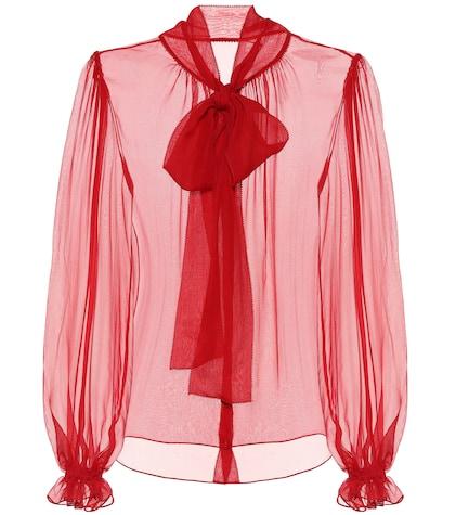 Dolce & Gabbana Exclusive To Mytheresa – Silk Chiffon Blouse