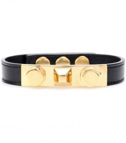 Saint Laurent Studded Leather Bracelet