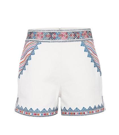 Bottega Veneta Embroidered Cotton Shorts