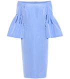 Marni Off-the-shoulder Silk Dress