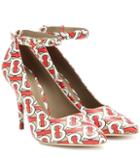 Burberry Wiltkin Printed Leather Pumps
