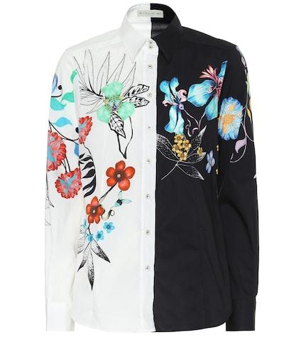 Etro Printed Cotton-blend Shirt