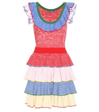 Alexander Mcqueen Wool And Silk Dress