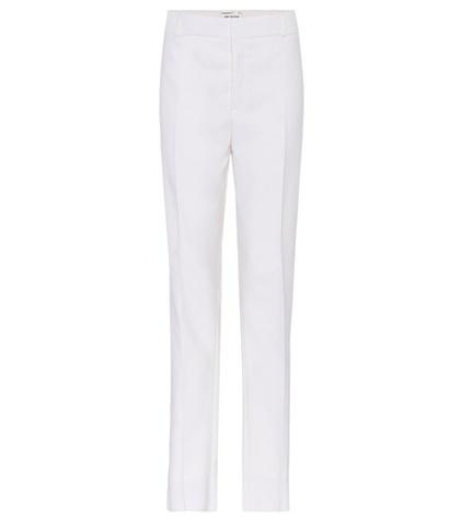 Valentino Garavani Wool And Mohair Trousers