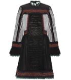 Valentino Embellished Silk Dress