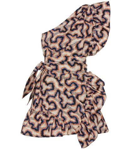 Isabel Marant Lavern Printed Cotton And Linen Dress